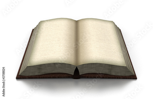 old open book