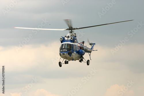 Police helicopter photo