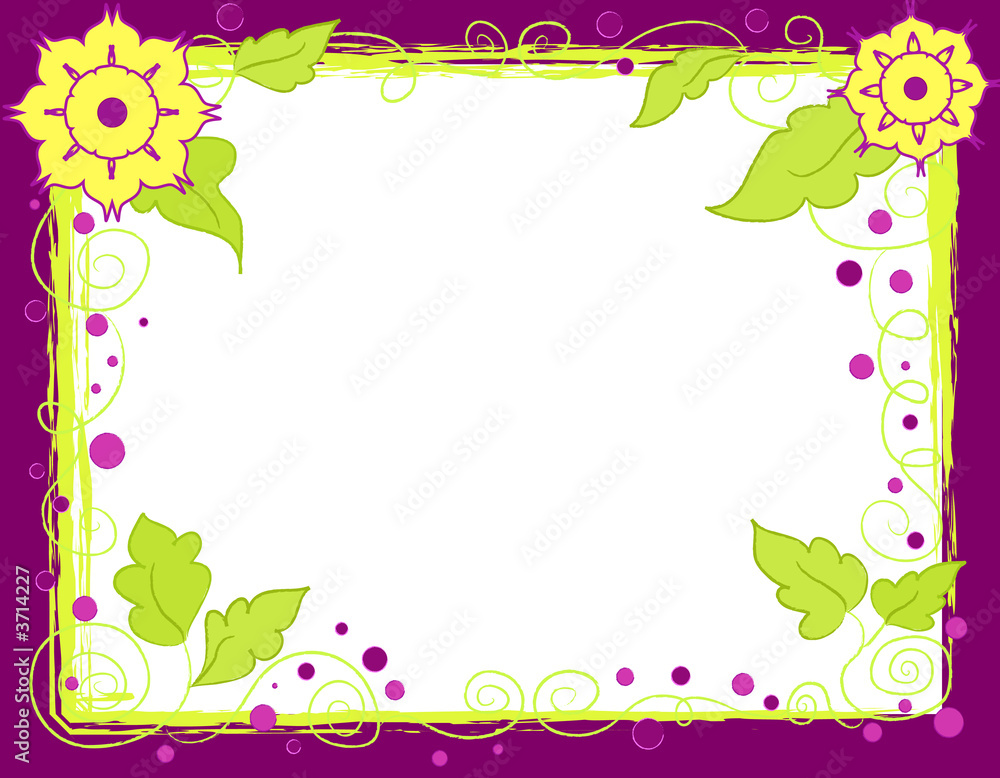 Flowers frame