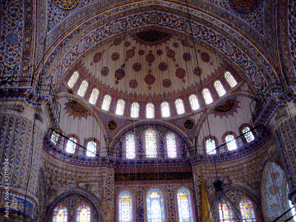 Blaue Moschee (Innenansicht)