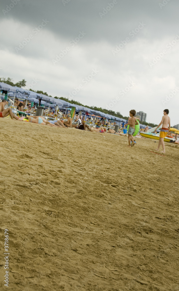 Fototapeta premium Spiaggia Lignano