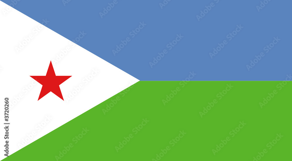 Flag - Djibouti
