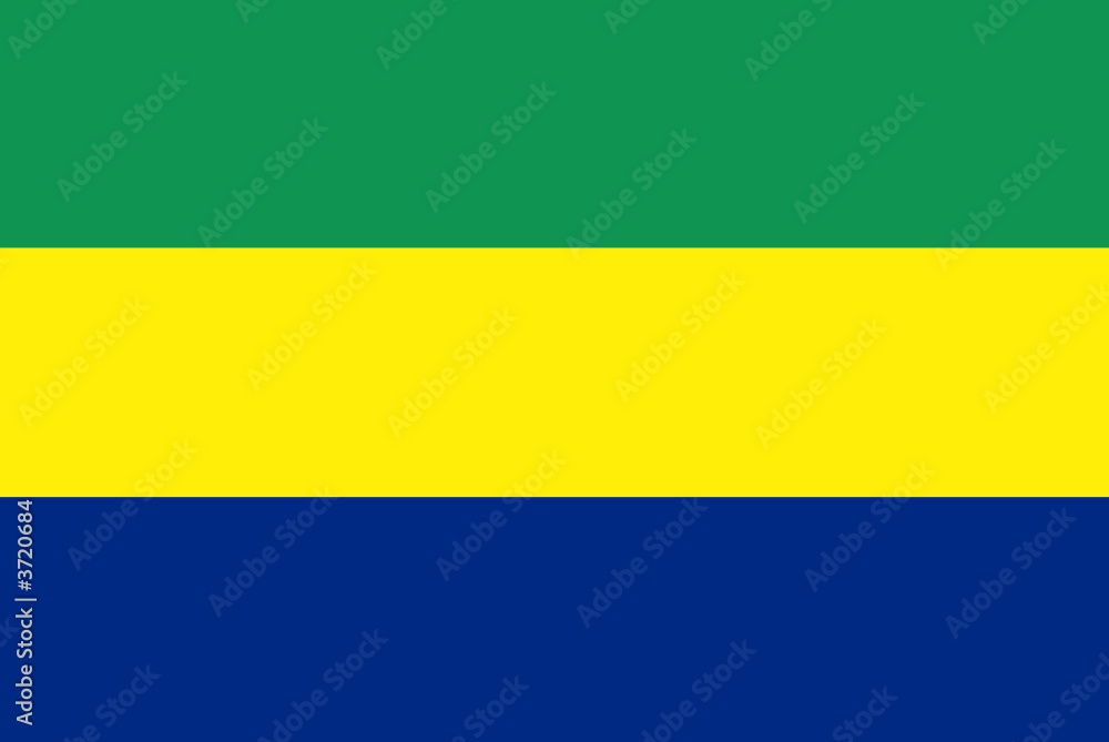 Flag - Gabon Flag - Gabon