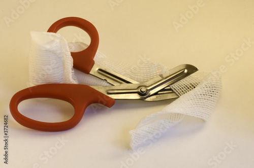 Bandage with Scissors