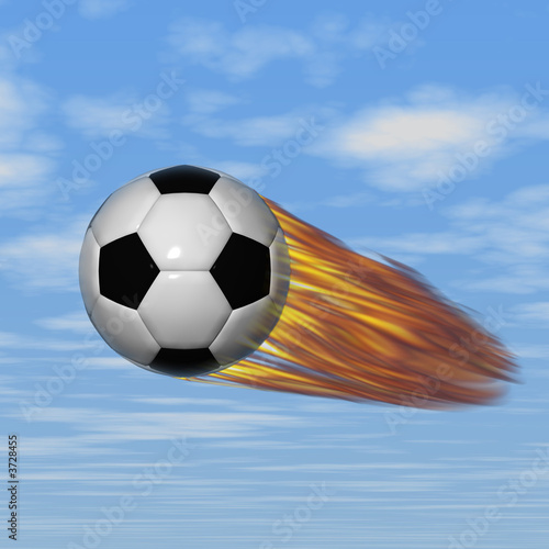 Soccer on fire