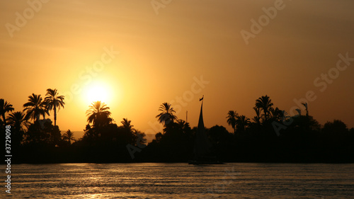 Sunset over the Nile