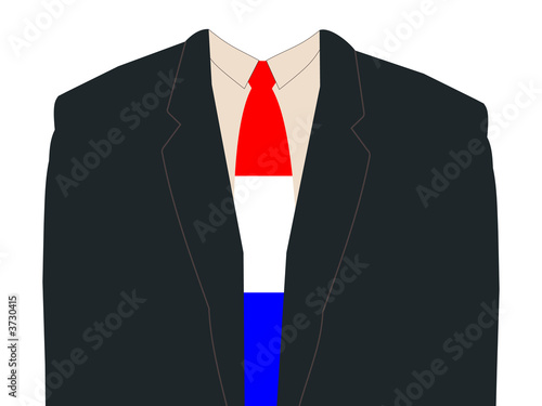 business man with Dutch flag tie