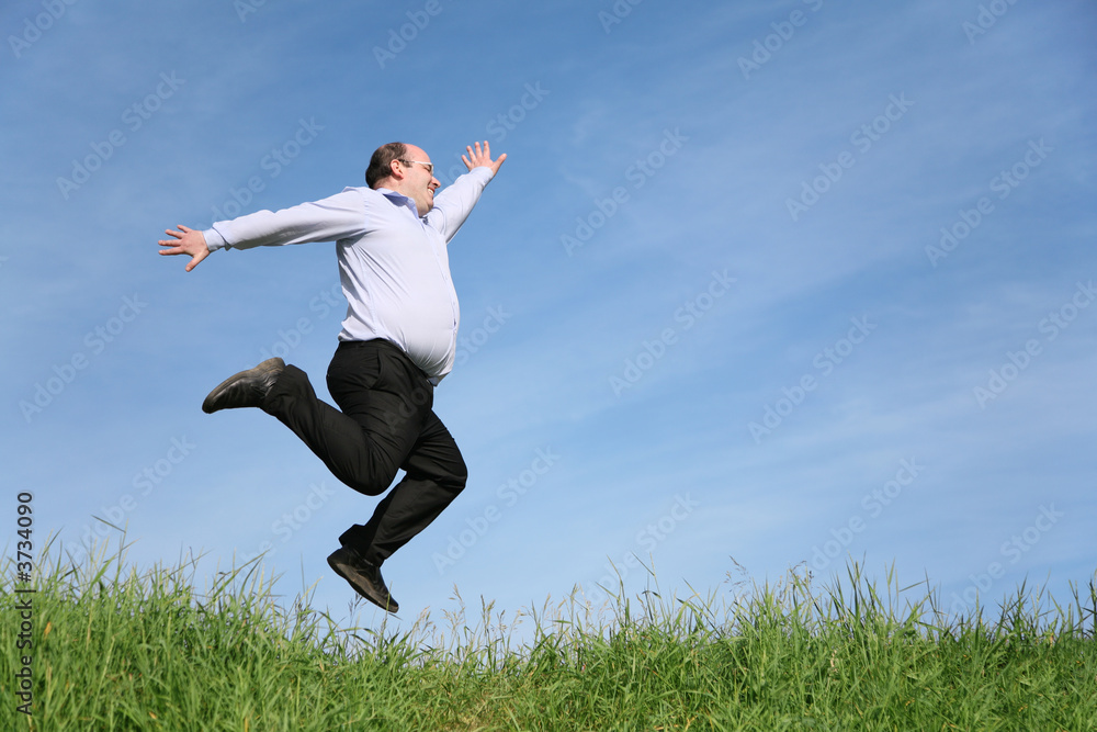 jumping fat man jumping fat man