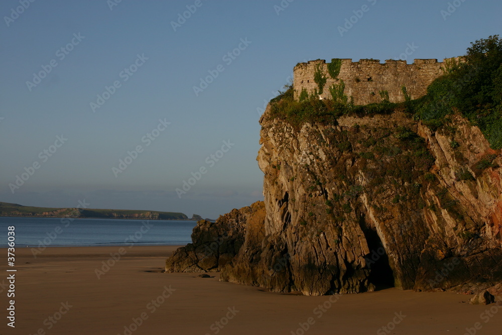 Cliff and Beach Tenby