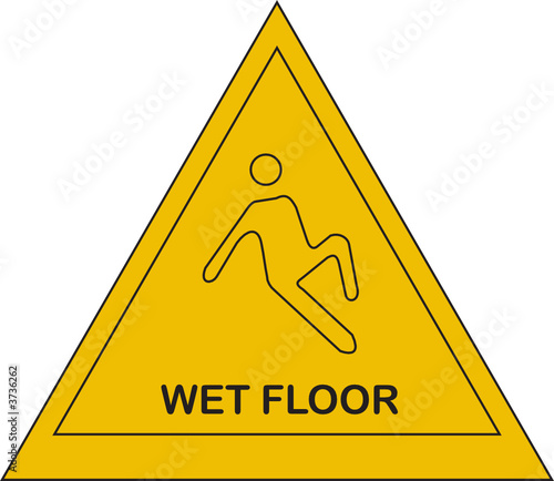 wet floor