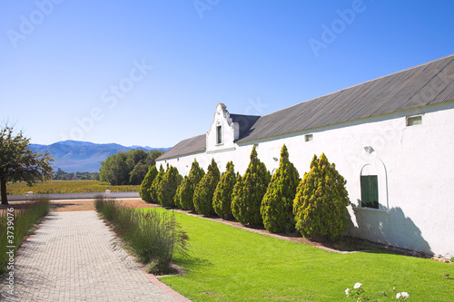 Original winery on the Wine farm of Plaisir de Merle