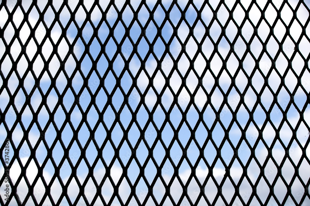 Naklejka premium image of fence that can be used as background