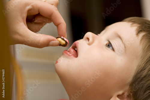 Here's a candy for you baby