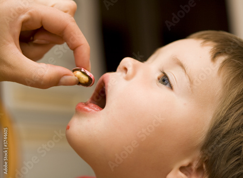 Enjoy a candy, baby!