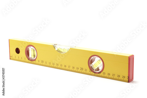 Spirit Level on White Background photo