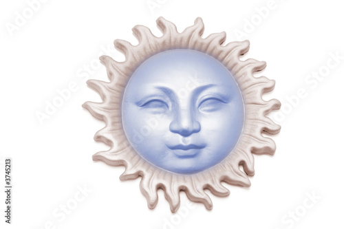 Sun Symbol on White Background