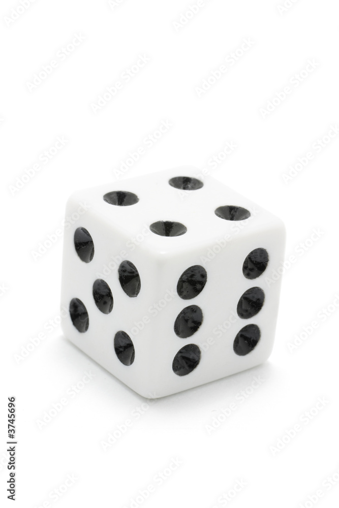 Dice on White Background Dice on White Background