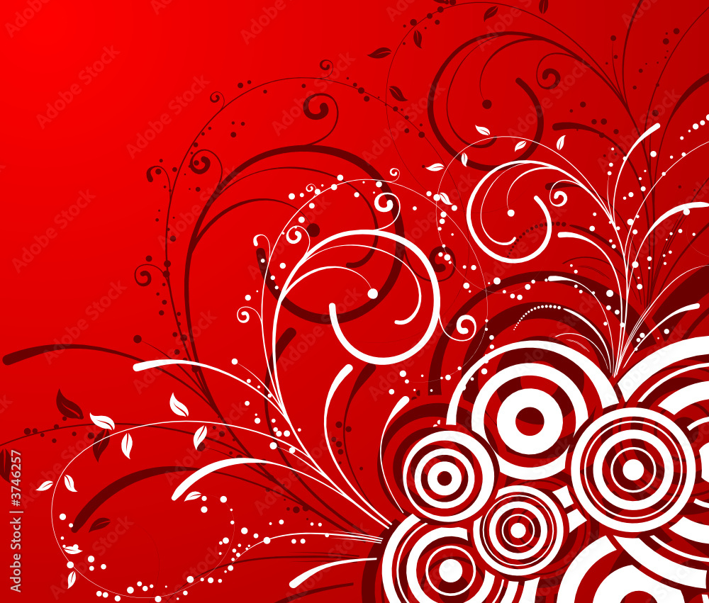 Abstract floral background, vector illustration Abstract floral background, vector illustration