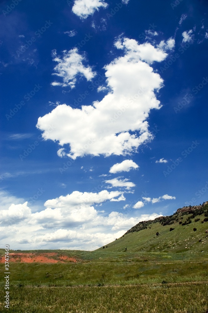 Colorado summer foothill landscape