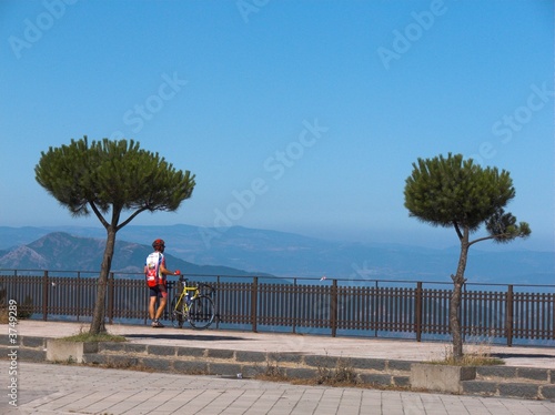Messina ciclista santuario Dinnamare photo
