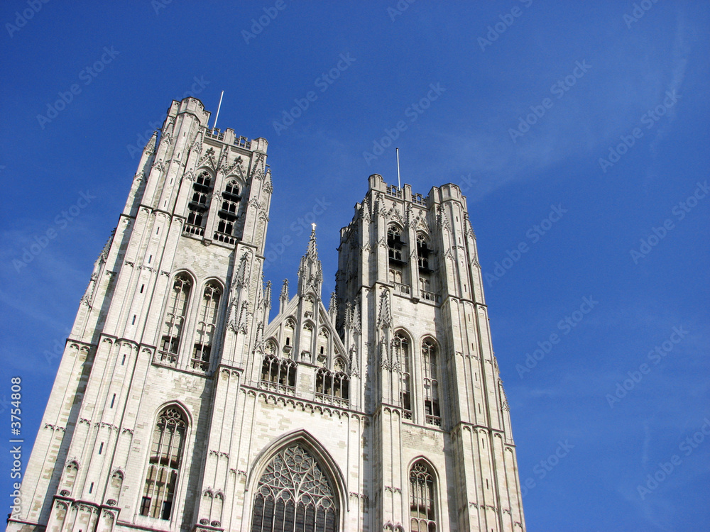 Fototapeta premium bruxelles - Cathédrale Saint Michel