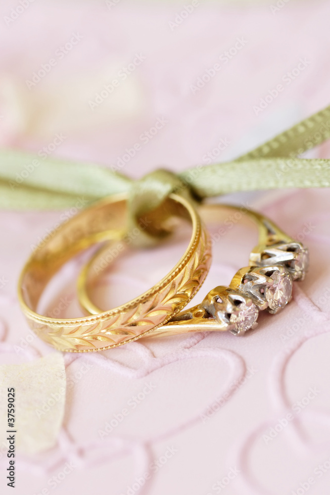 Wedding rings, pillow, yellow roses, wedding, HD wallpaper | Peakpx