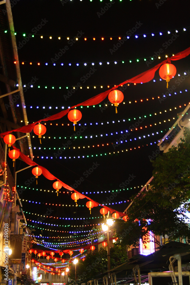 Light in China Town, Singapore