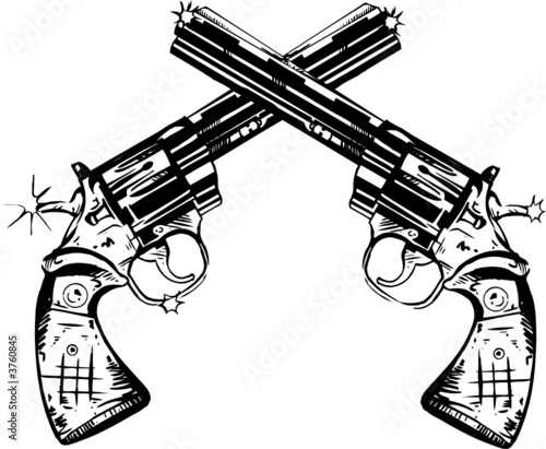 Guns Vector Illustration - Go ahead, make my day...