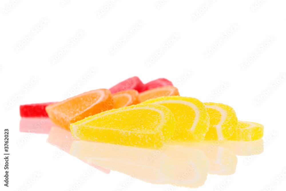 Candies isolated on white background Candies isolated on white background
