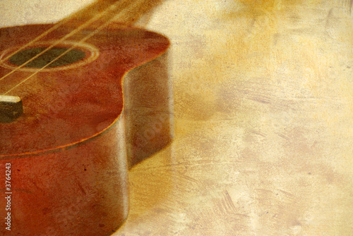 Tablou pe pânză Musical Instrument with Aged Effect