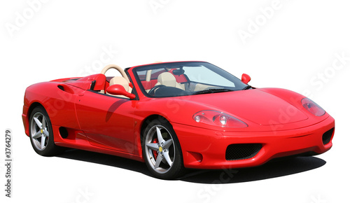 Red convertible sports car photo