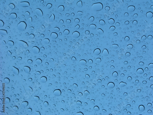 blue background with water drops