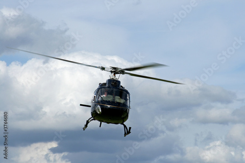 helicopter in flight