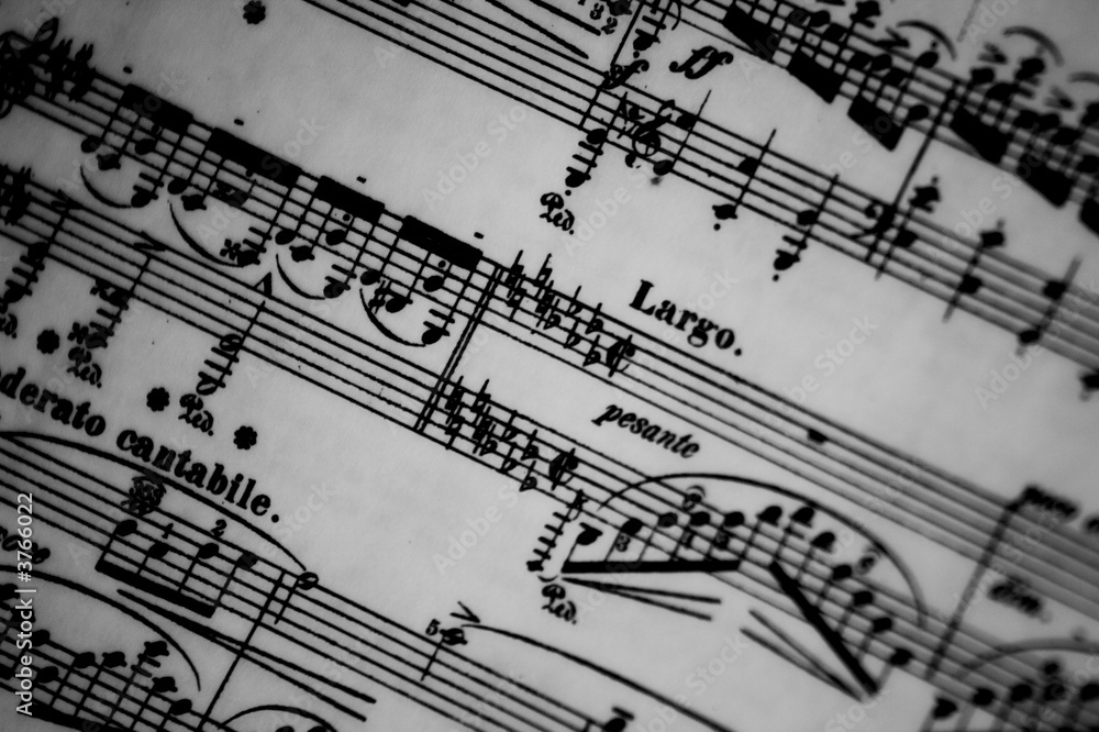 Fototapeta premium Muzyczne przejścia