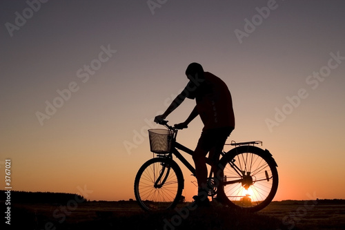 Biker silhouette © Kavita