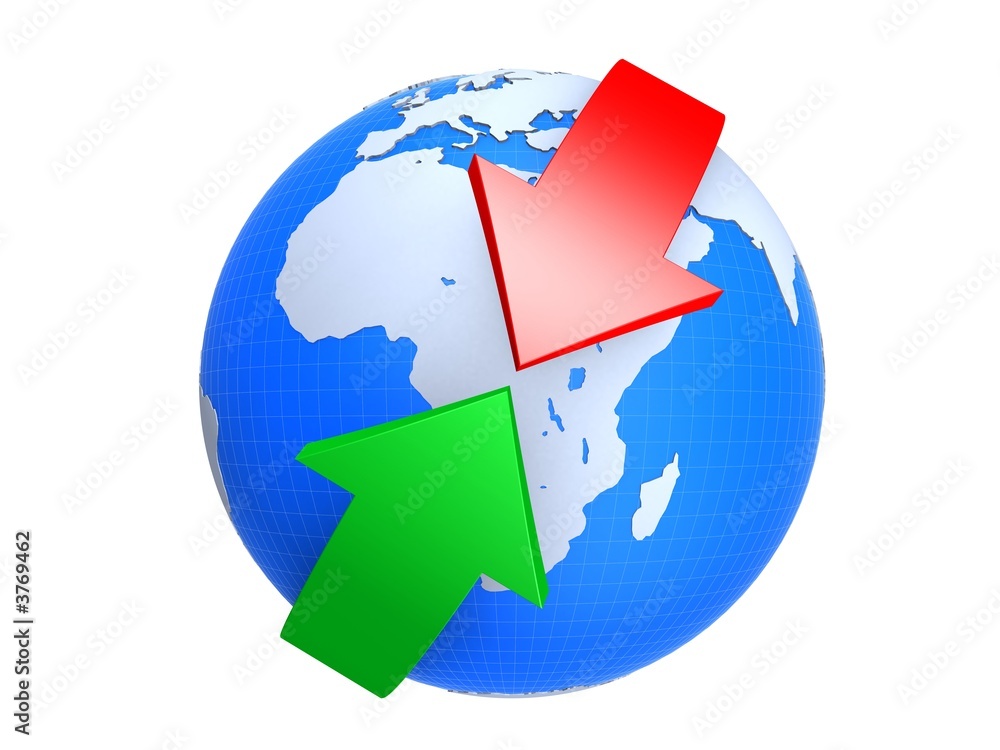 Fototapeta premium globalisierung