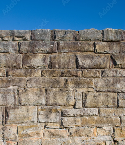 An old stone wall to keep people out