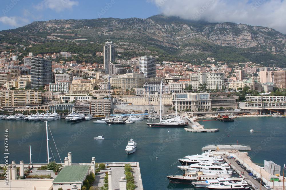 Monte Carlo yachts and condominiums