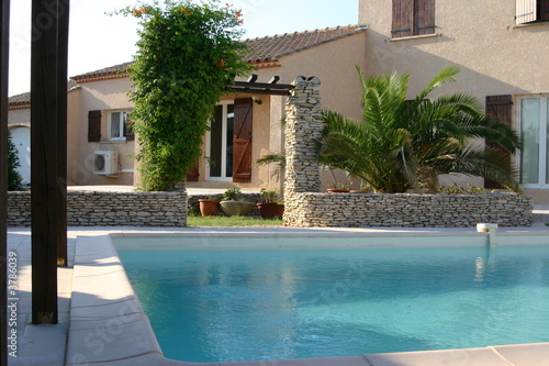 Villa et piscine photo