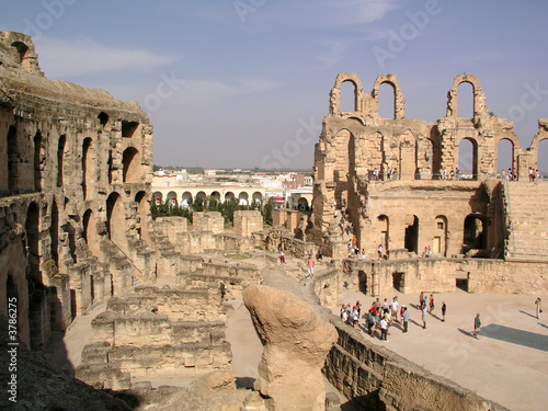 Ruins of Roman Arena (colosseum)