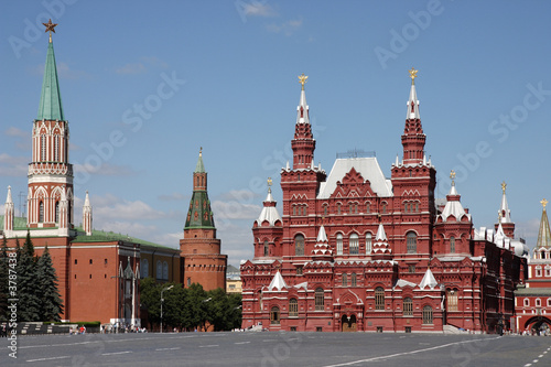 Kremlin and Historical museum, Red Square, Moscow