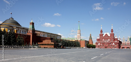 Kremlin, Lenin`s tomb and Historical museum, Moscow