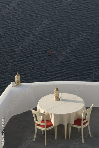 santorini house villa restaurant dining view incredible greek 