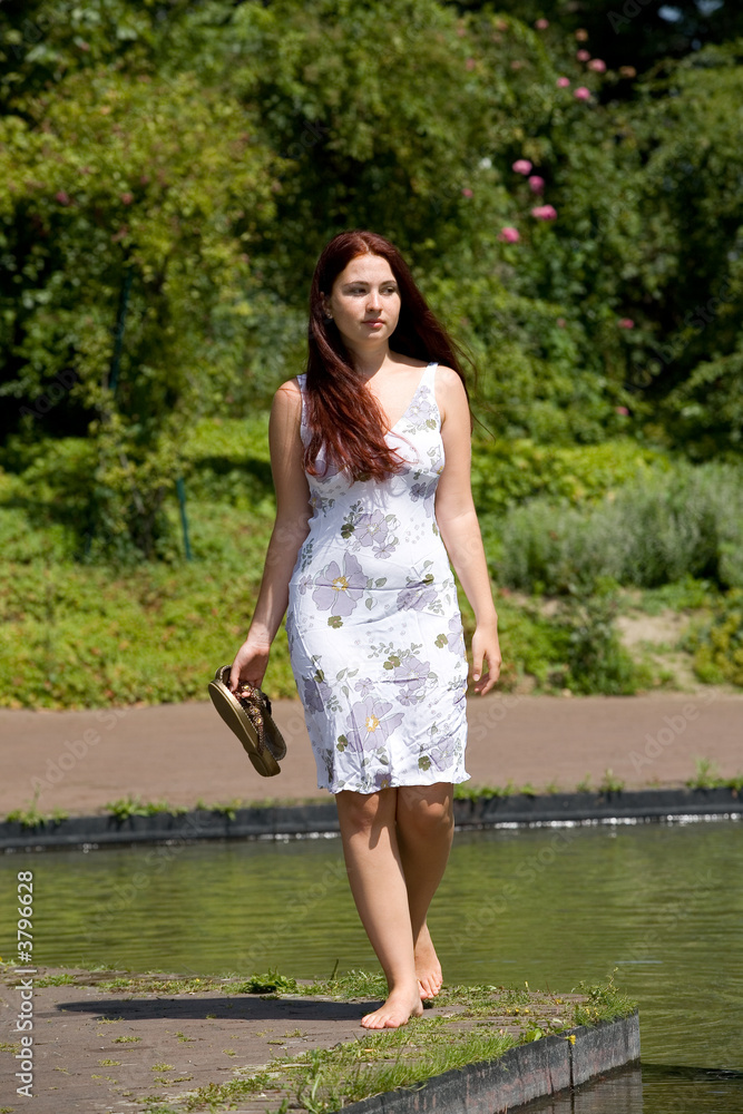 Mädchen im Park