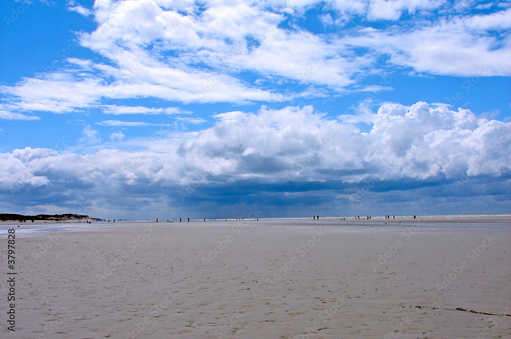 Luft und Sand Nordsee Belgien