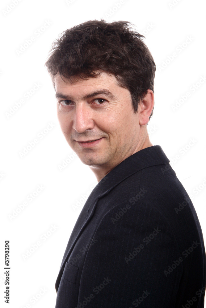 young business men portrait on white young business men portrait on white
