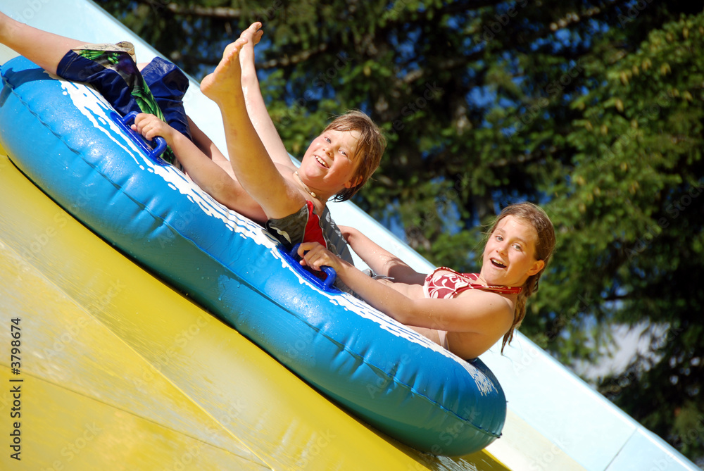Obraz premium fun at the water park