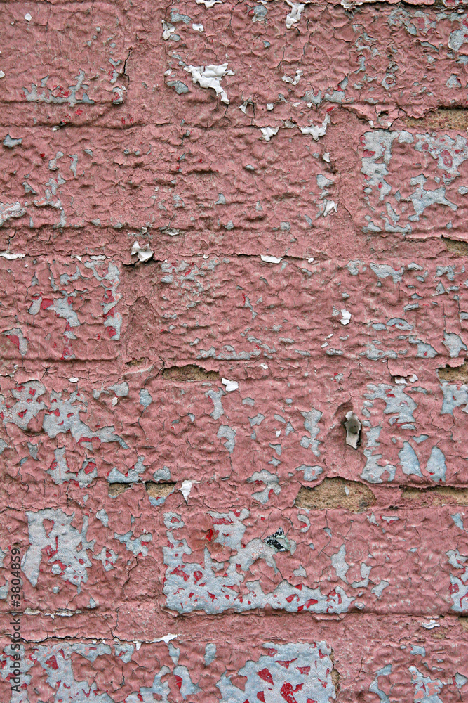 Peeling Painted Bricks Peeling Painted Bricks