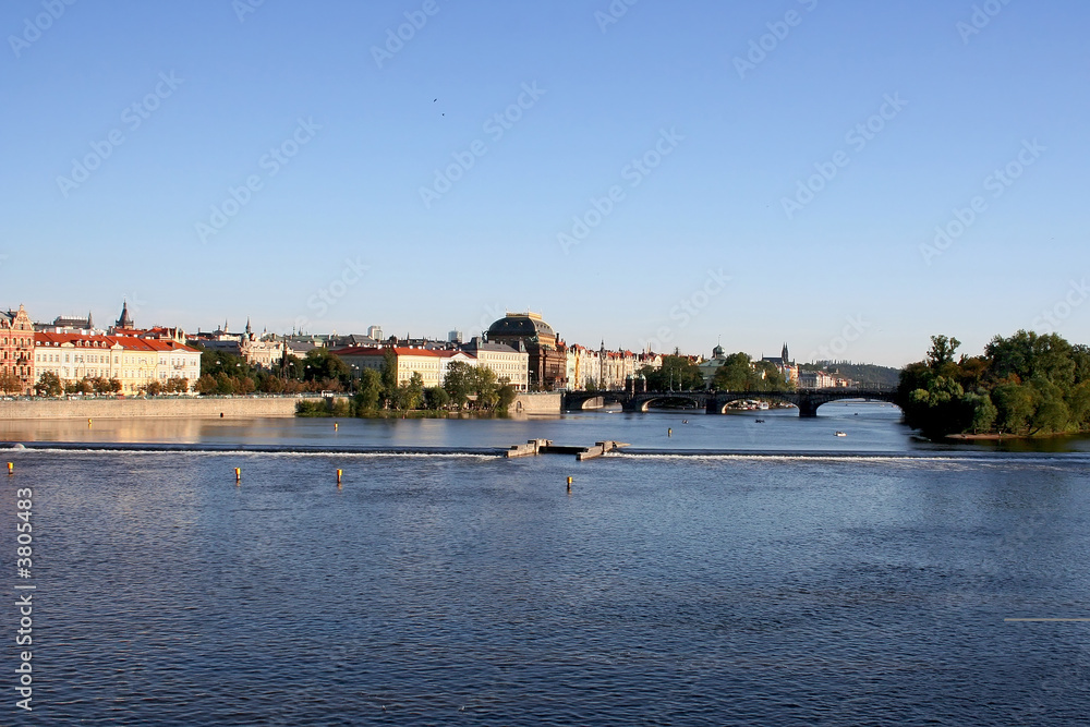 Obraz premium golden Prague