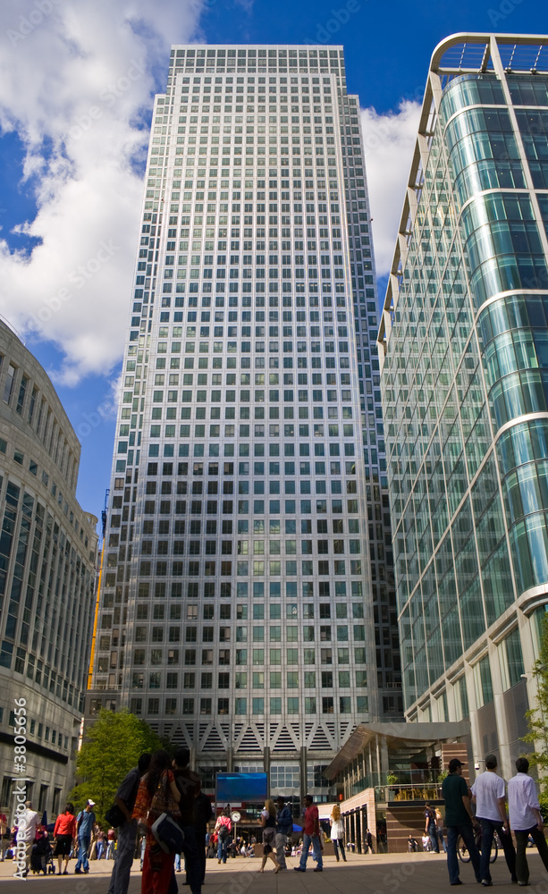 Office buildings in Canary Wharf